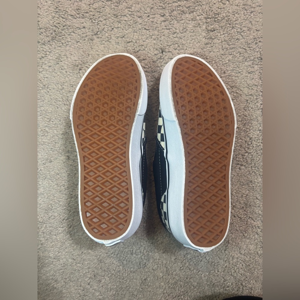Vans Kids Black and White Checkerboard Sneakers - Picture 10 of 10